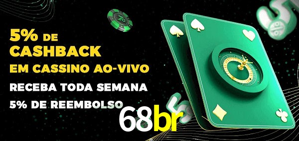 Promoções do cassino ao Vivo 68br